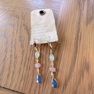 Anthropologie tear drop earrings